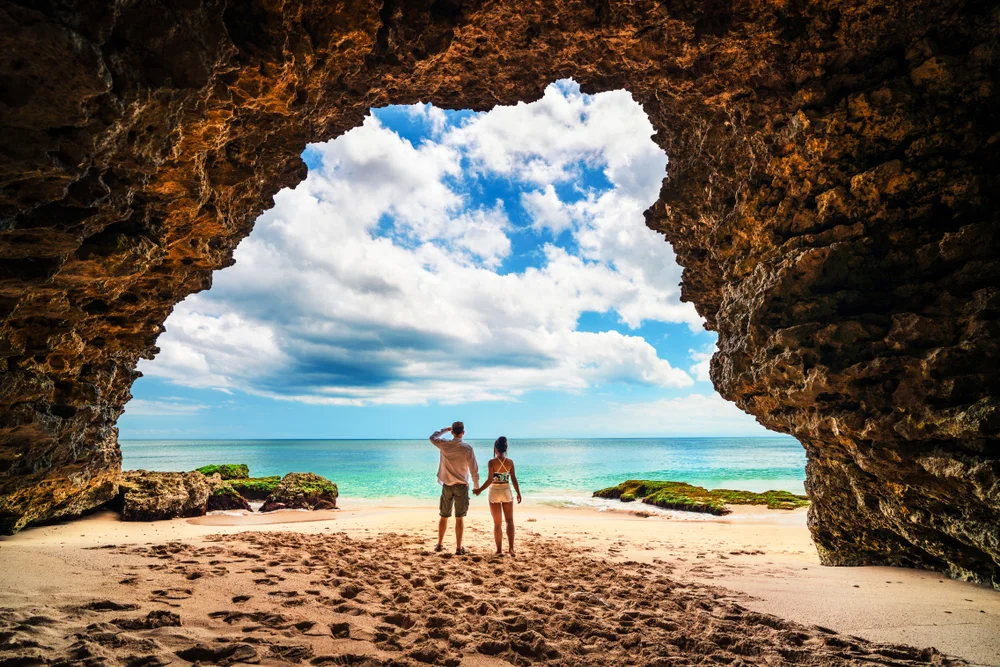 Visit the Cave Under Uluwatu Beach 