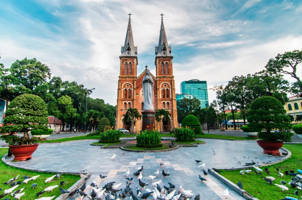 Visit the Notre-Dame Cathedral Basilica in Ho Chi Minh City