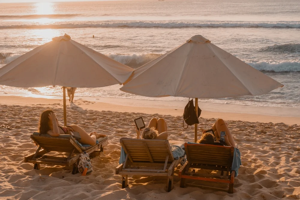 Sunbathe on Balangan Beach