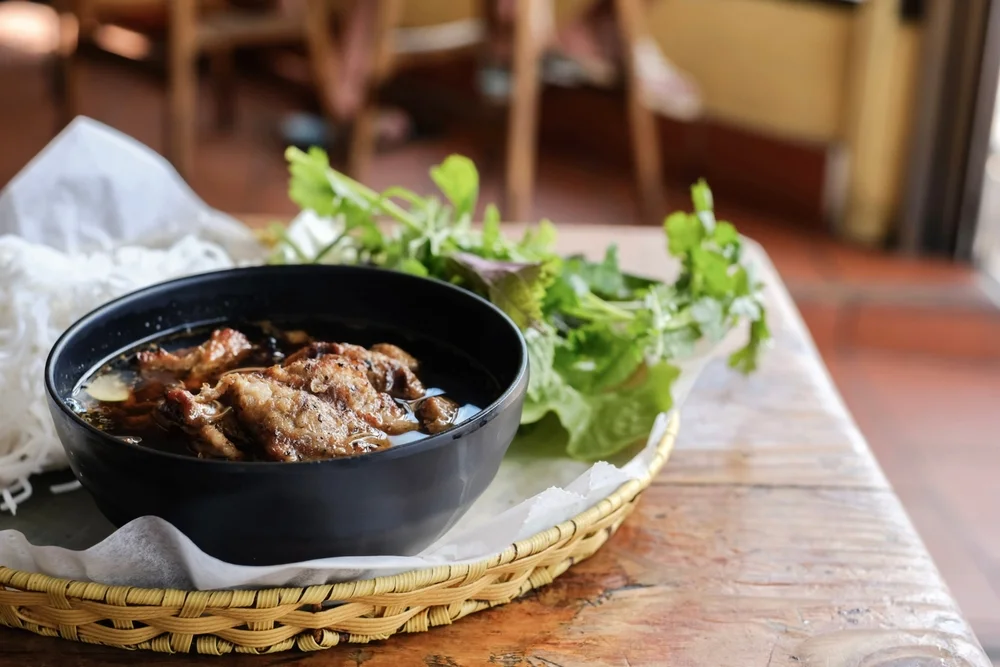 Enjoy Bún Chả, a Hanoi specialty