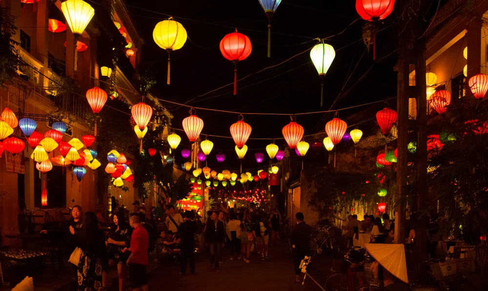 Stroll through the lantern-lit streets of Hội An Ancient Town