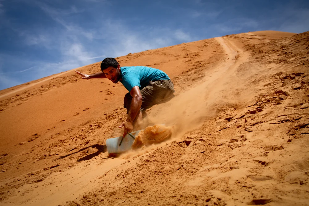 Sandboarding in Mui Ne