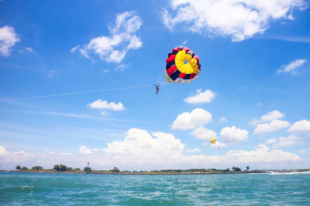 Go Parasailing at Tanjung Benoa