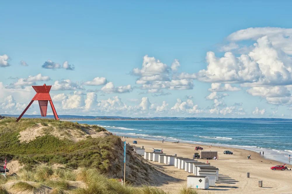 Relax on the beaches of Amager or Blokhus