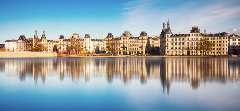 Take a sunset walk along the Copenhagen Lakes