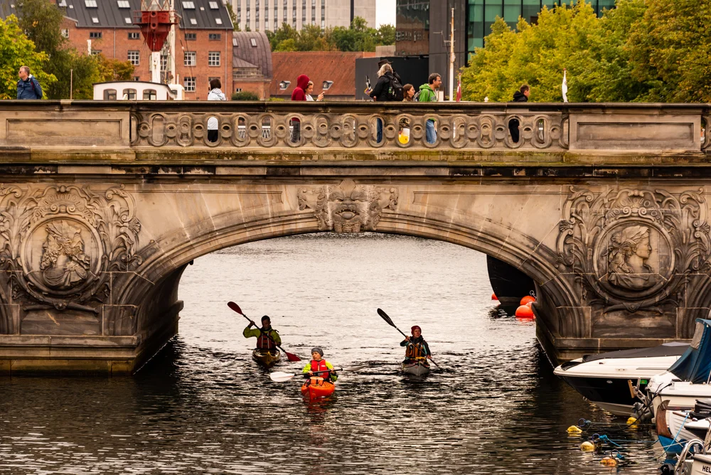 Kayak through Copenhagen’s canals