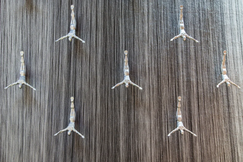 Discover the Indoor Human Waterfall