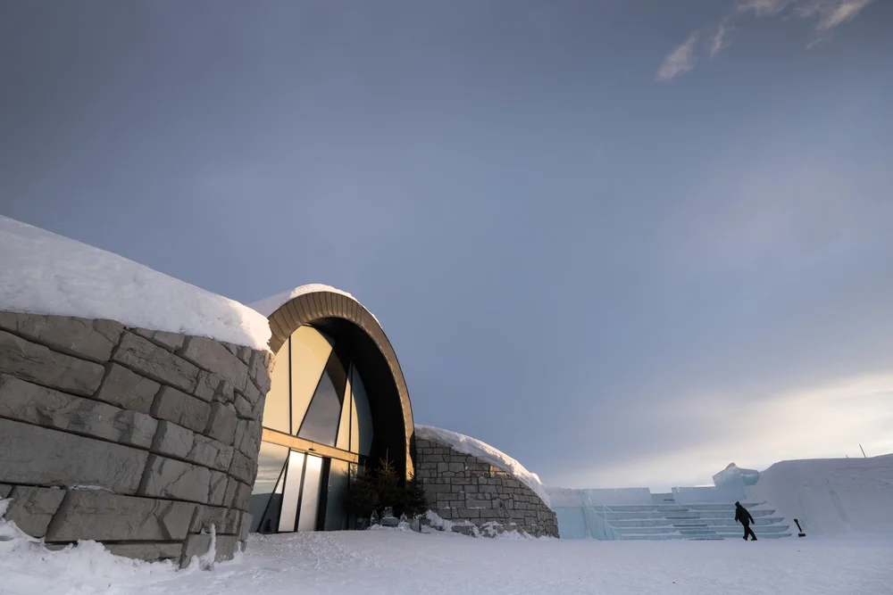 Sleep on ice at the Icehotel in Jukkasjärvi