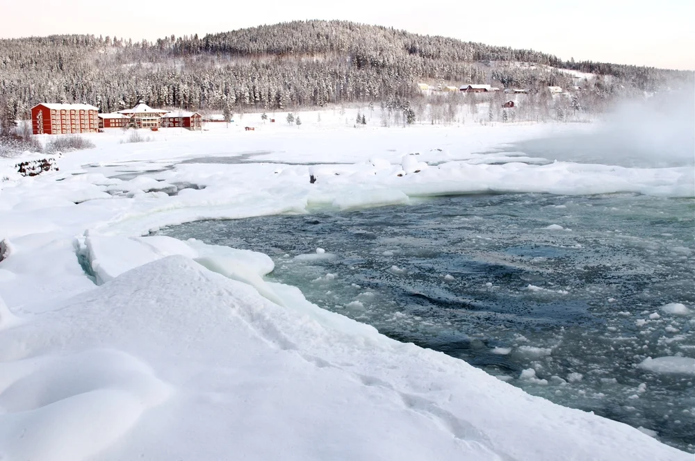 Storforsen Waterfall