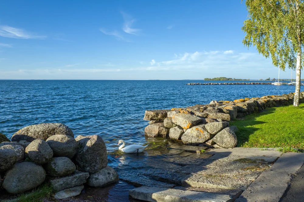Swim in the clear waters of Lake Vättern