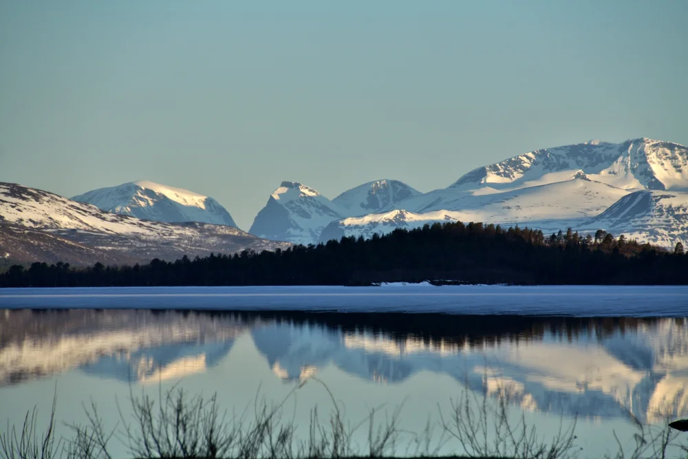 Gaze at the midnight sun in Kiruna