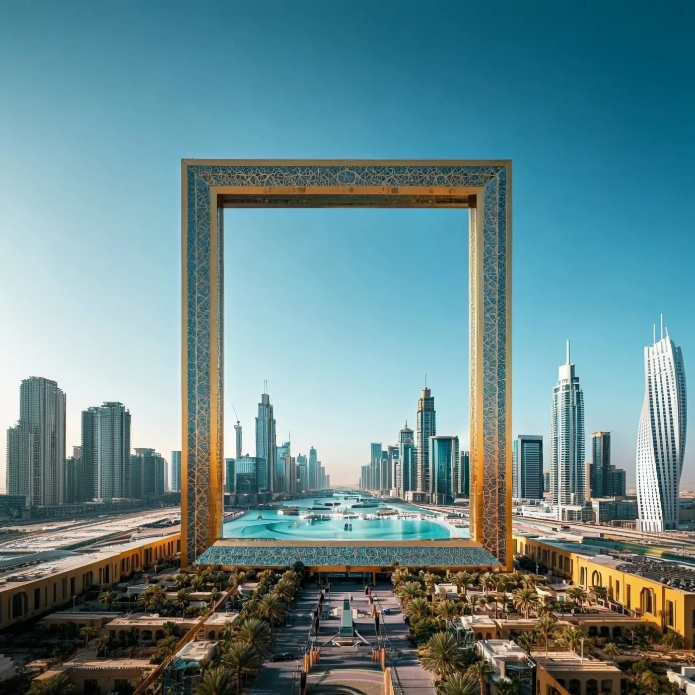 Dubai Frame & Aya Universe With Admission Ticket On Private Transfers