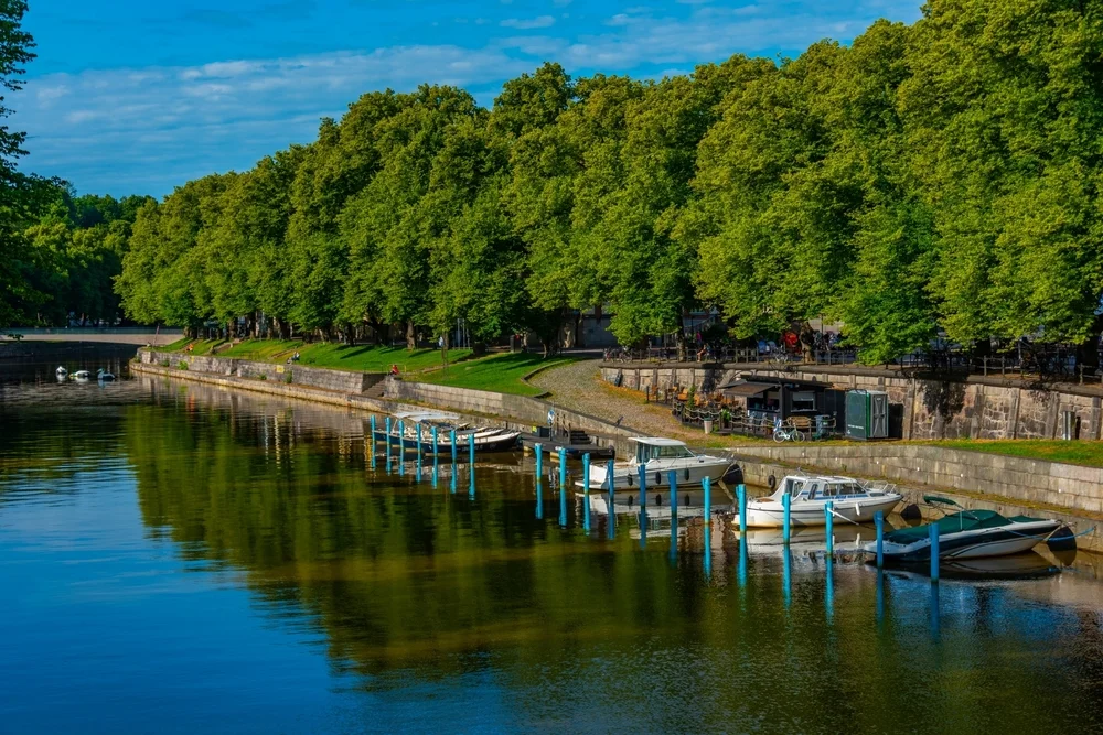 Stroll along the Aura River riverside