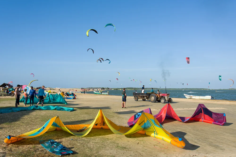 Kitesurfing in Kalpitiya 
