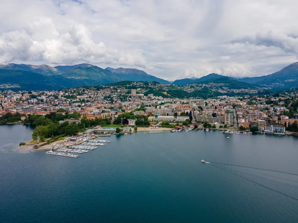 Lido di Lugano, Lake Lugano