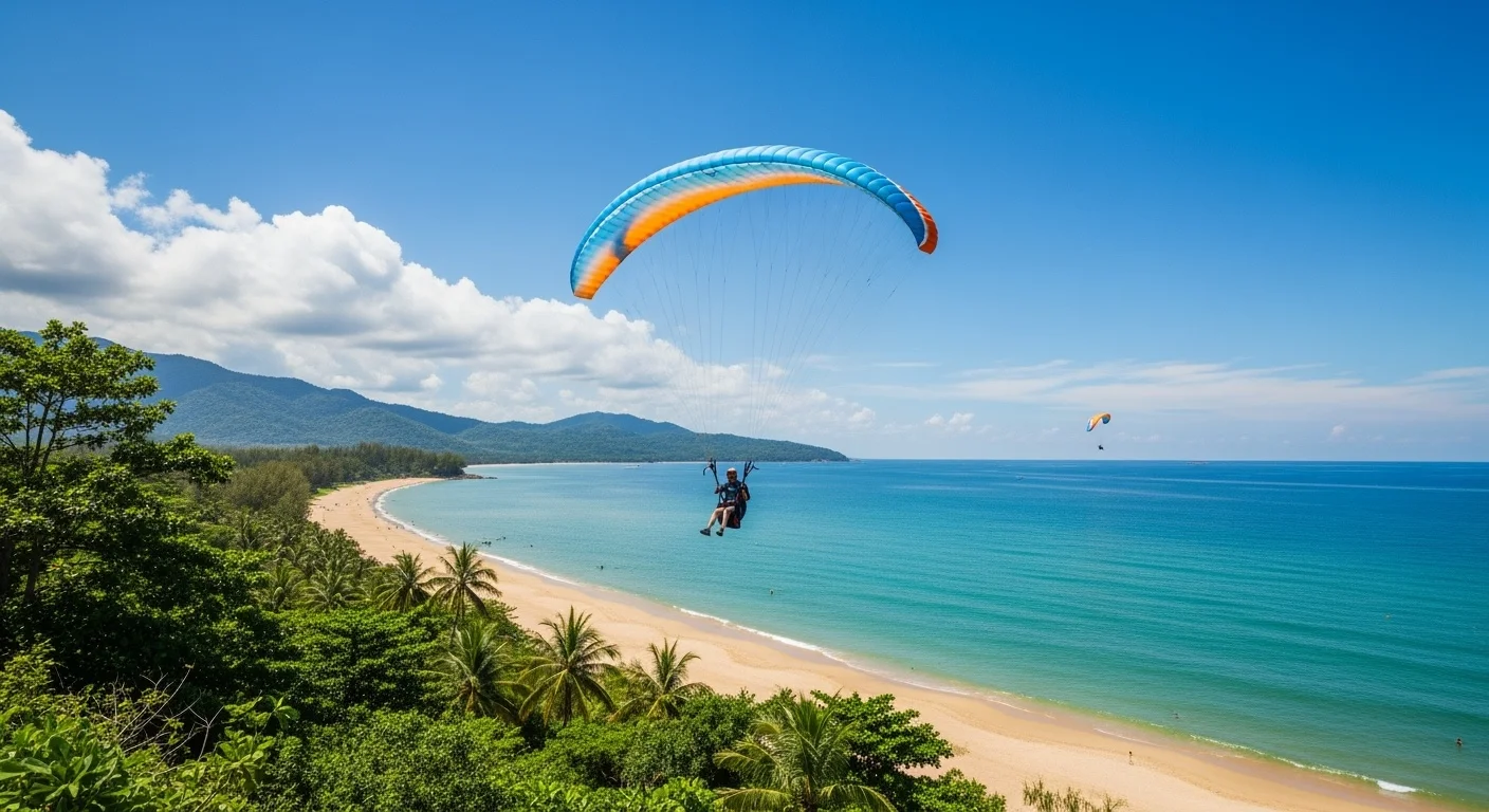 Paragliding over Lake Garda