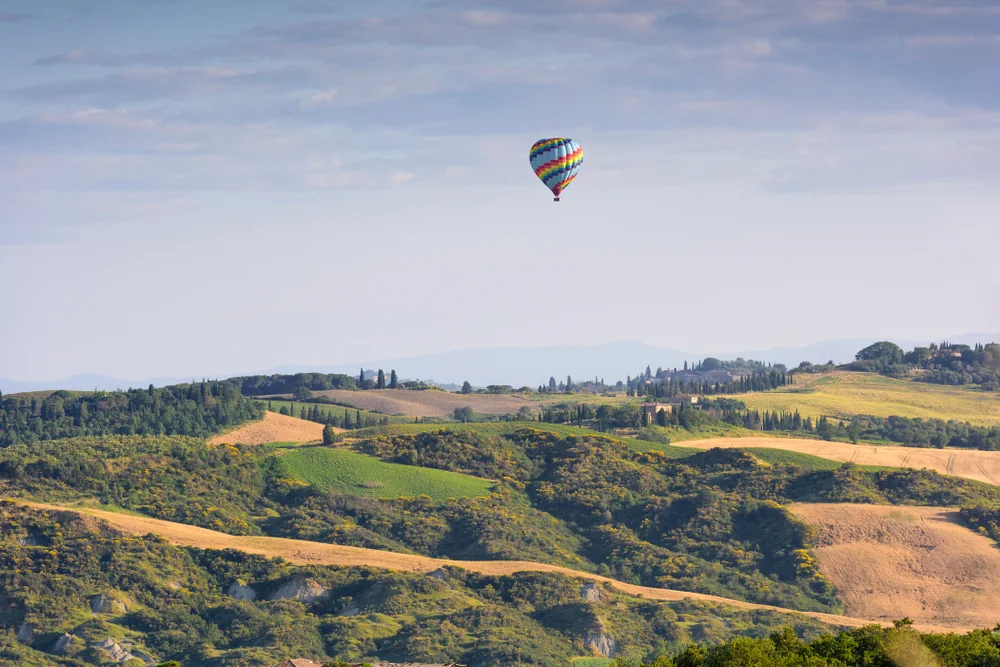 Hot Air Balloon Ride over Tuscany