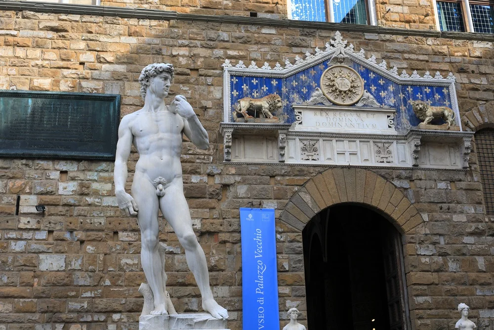 See Michelangelo’s David, Florence