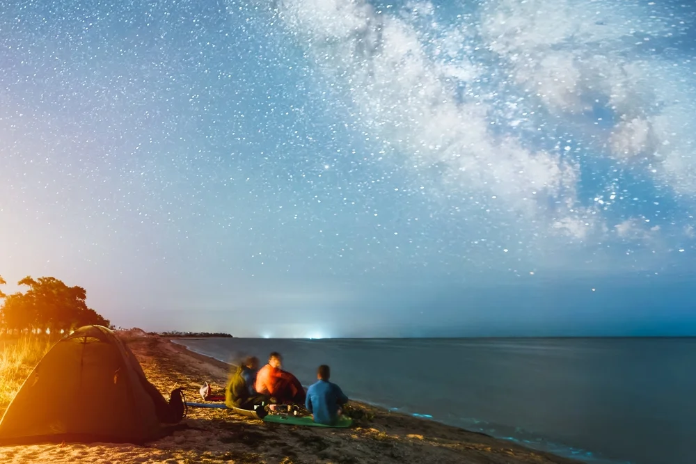 Stargazing on Dhigurah beach
