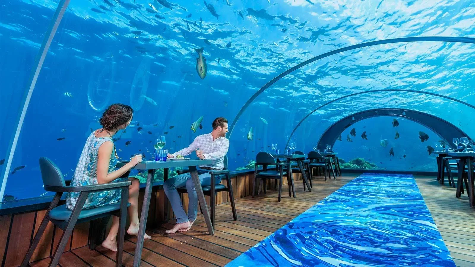  5.8 Undersea Restaurant – Hurawalhi Island Resort