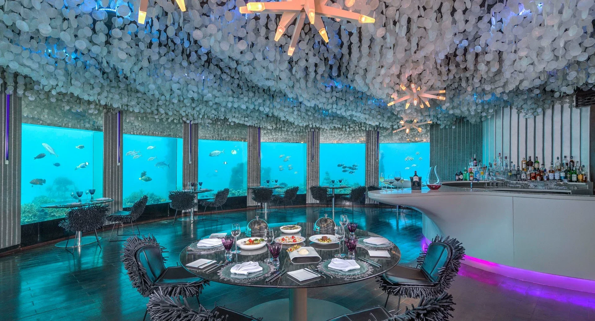 Edge & Submerged Dining – Niyama Private Islands