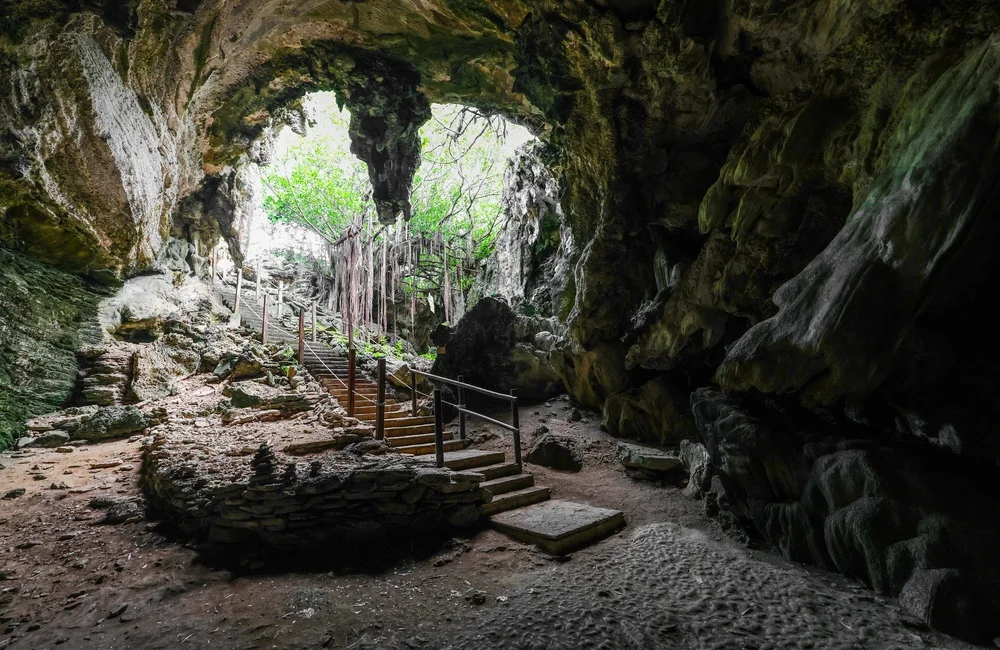 Explore the Volcanic Caves at Caverne Patate