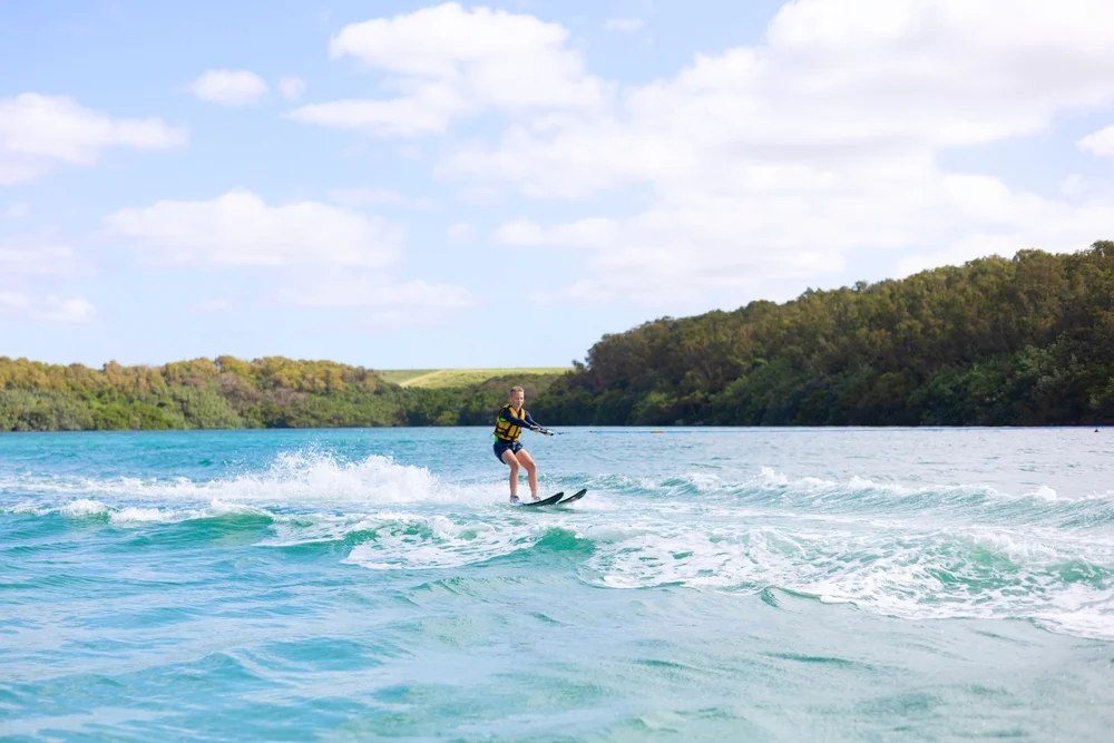  Water skiing