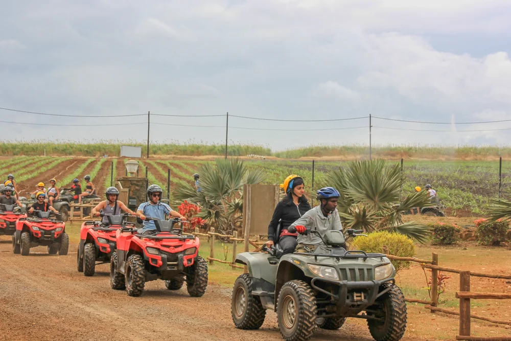 Quad Biking at Vallé Advenature Park