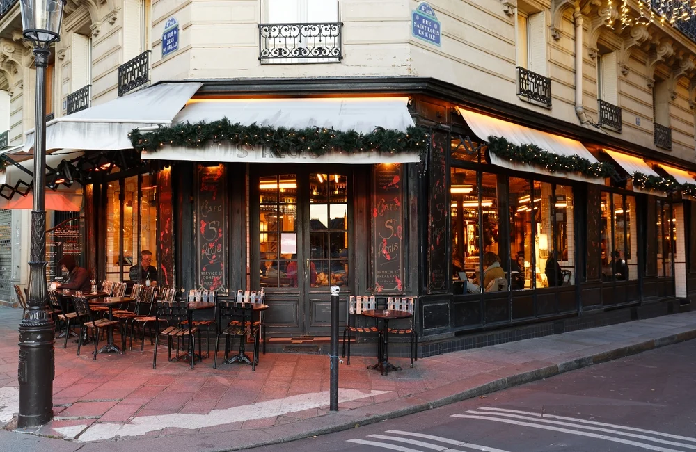 Relax at a Traditional French Café