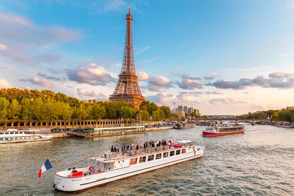 Seine River Cruise at Sunset