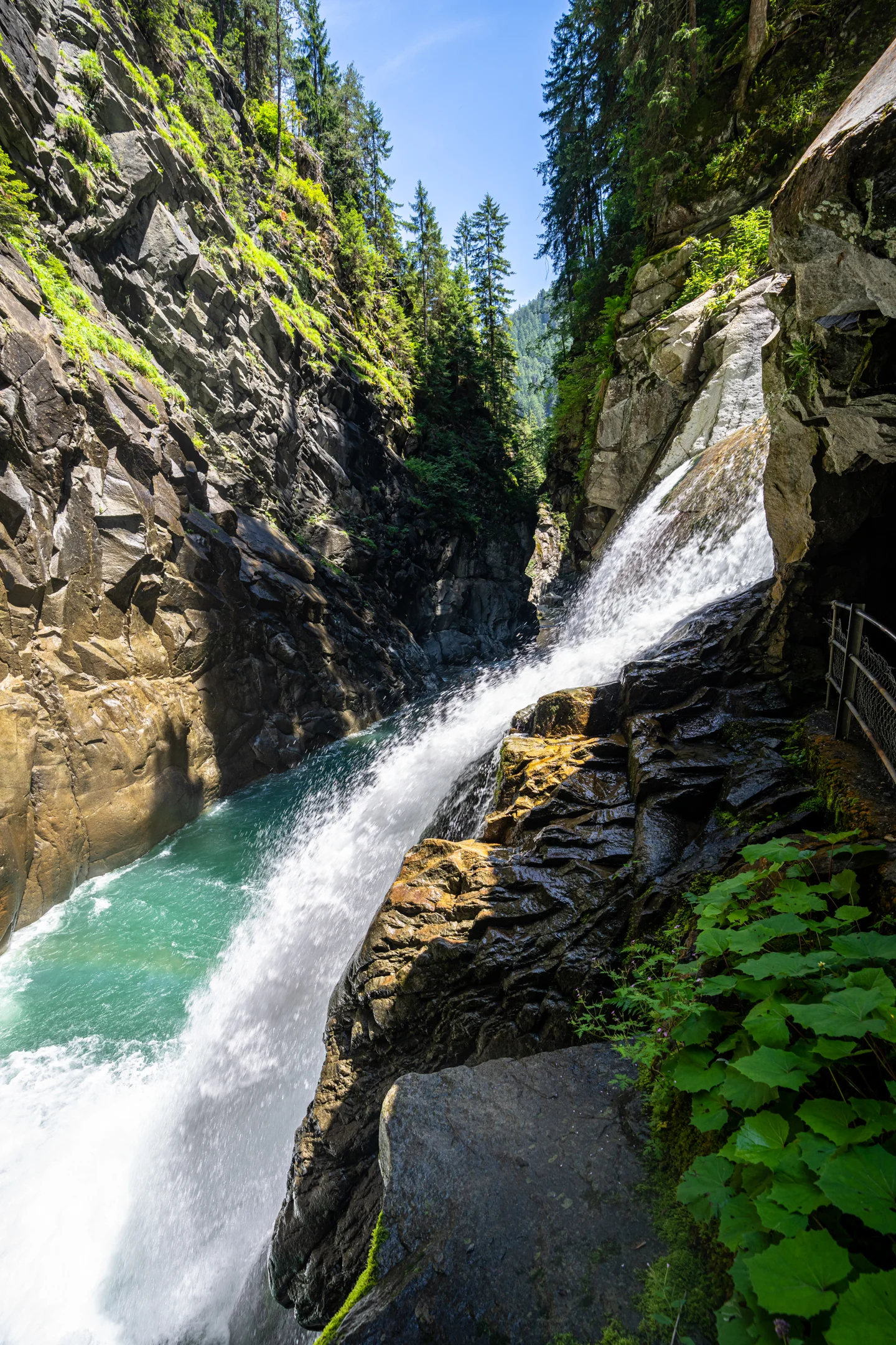 Roffla Gorge Waterfalls, Andeer