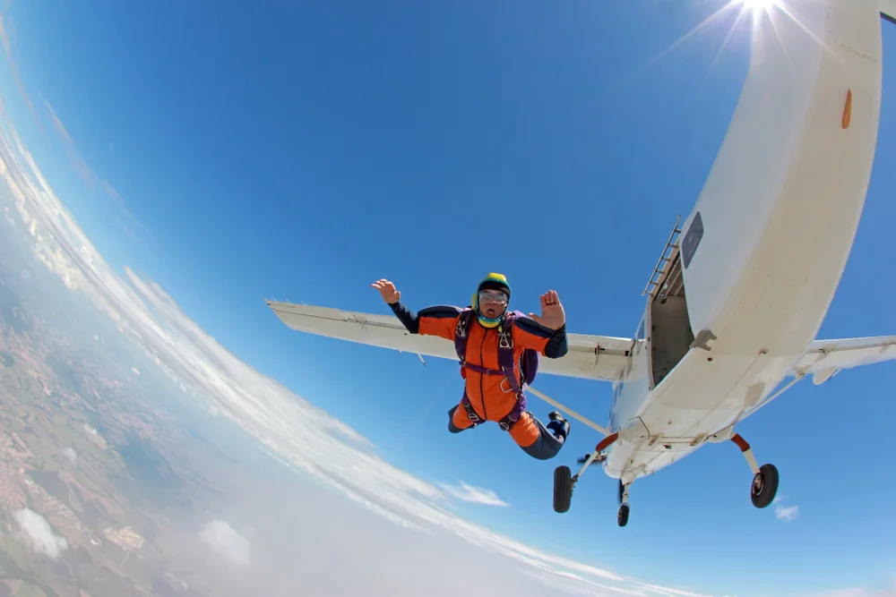 Skydiving with Alpine Views