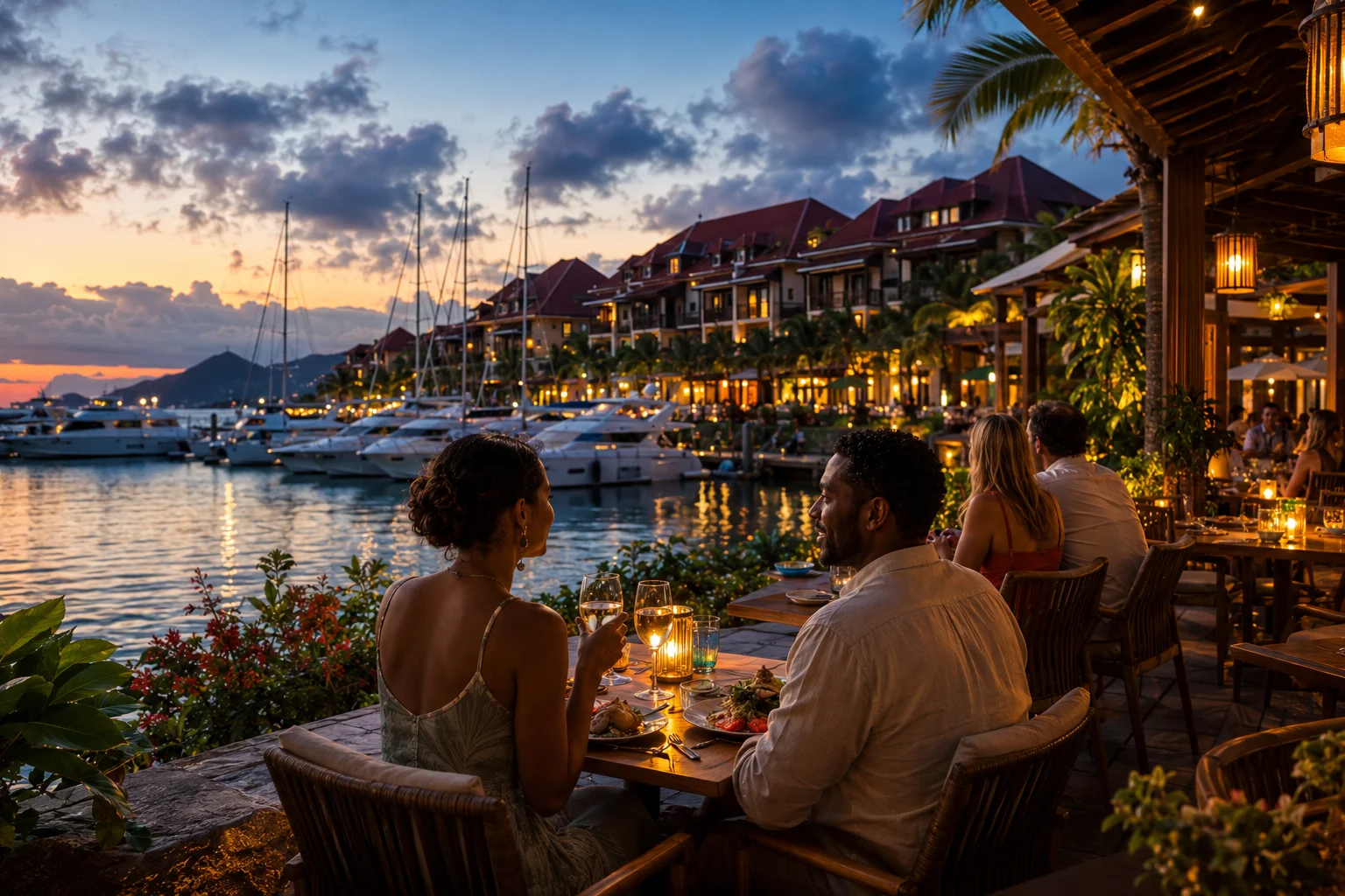Enjoy Waterfront Dining at Eden Island Marina
