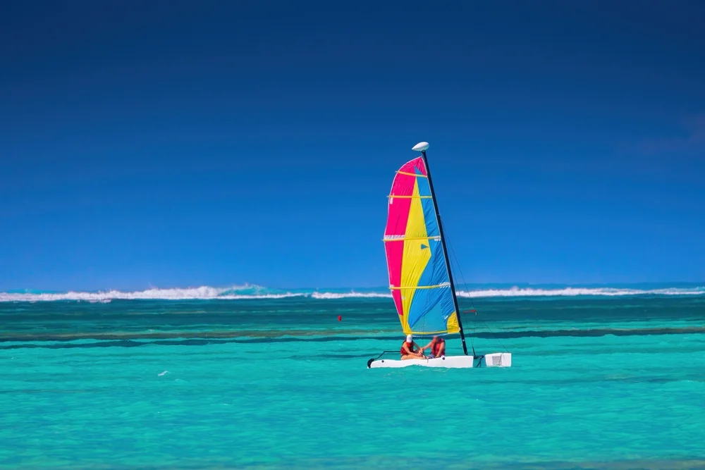 Windsurfing in Seychelles