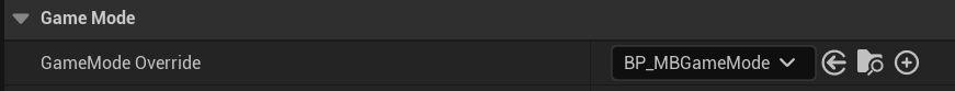 World Settings GameMode Override