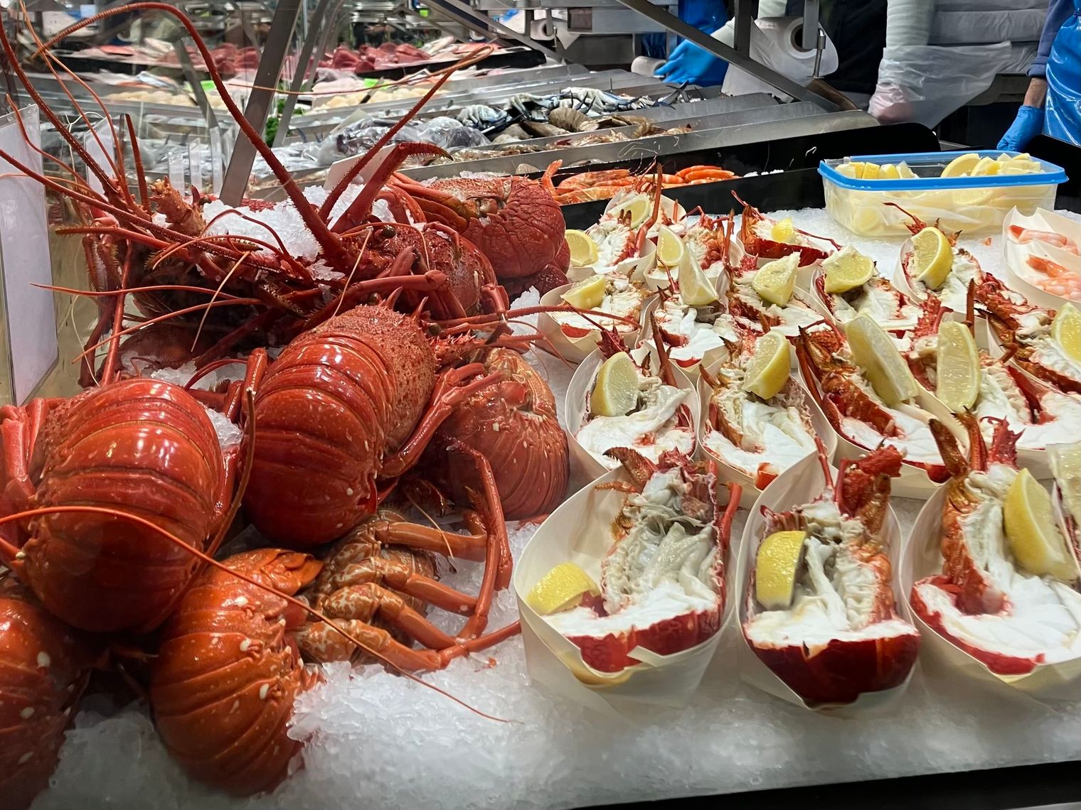 AU Melbourne Queen Victoria Markets Fresh Seafood Travel Essence