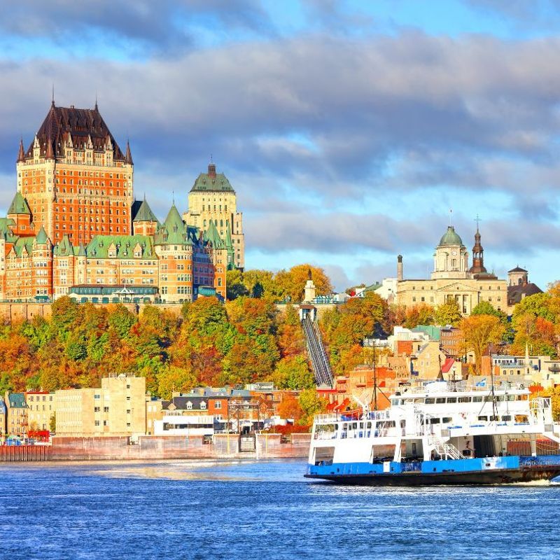 LA CAN destination East Canada Old Quebec City
