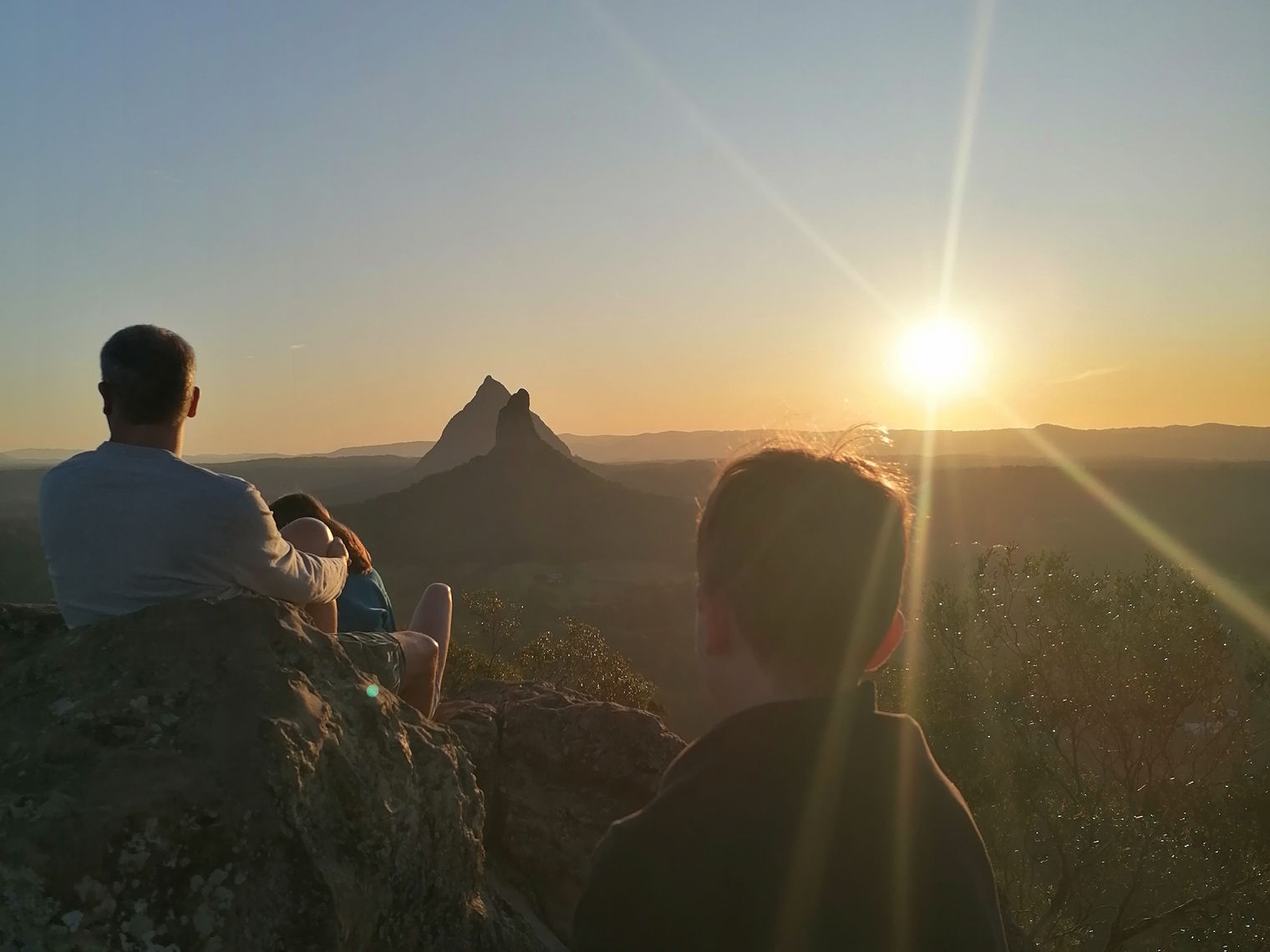 Sunset from Mount Ngungun