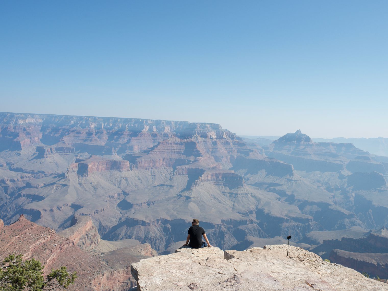 US Arizona Grand Canyon National Park cloudy view
