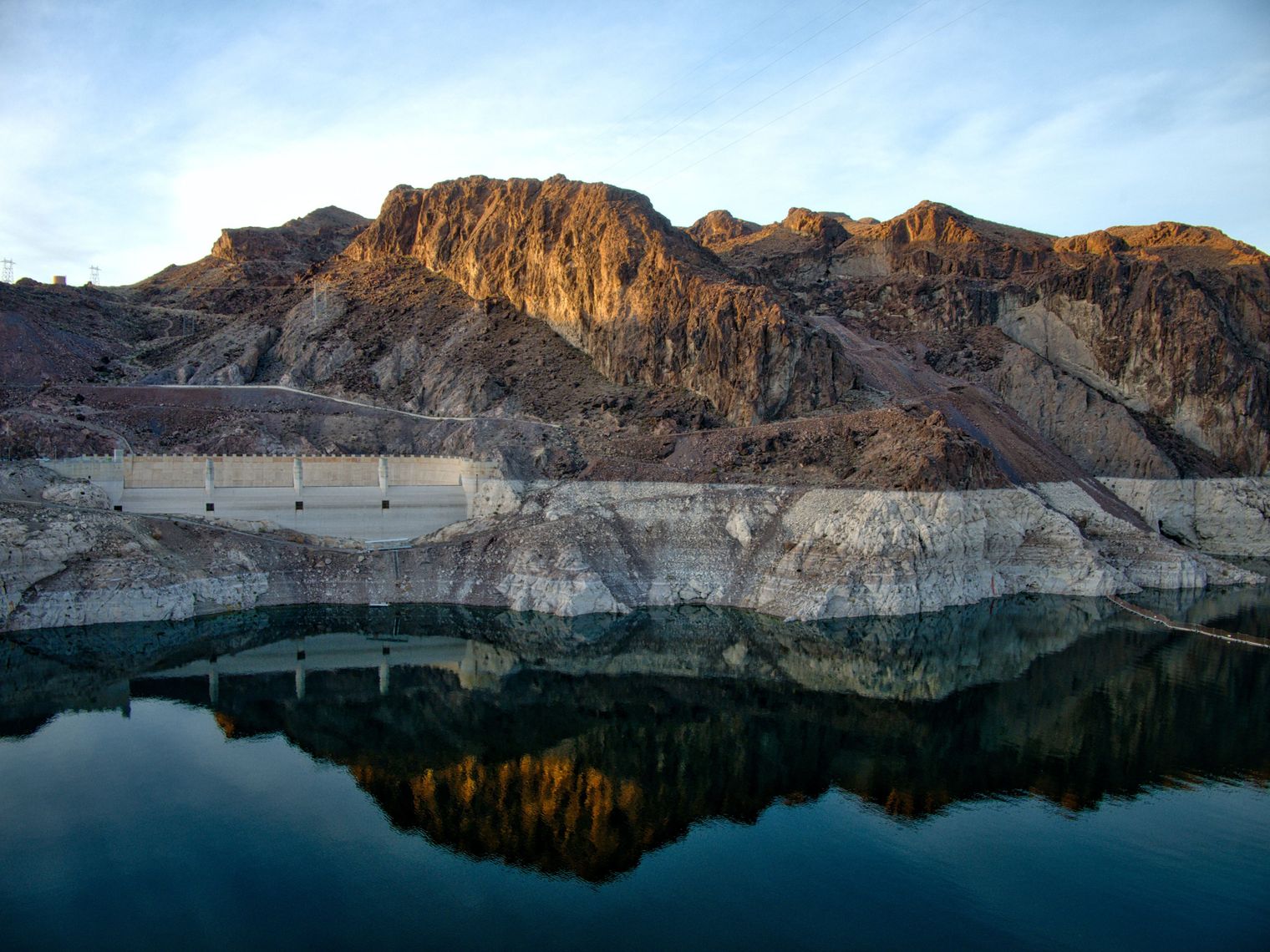 US Nevada Hoover Dam rock formation water aaron burden unsplash
