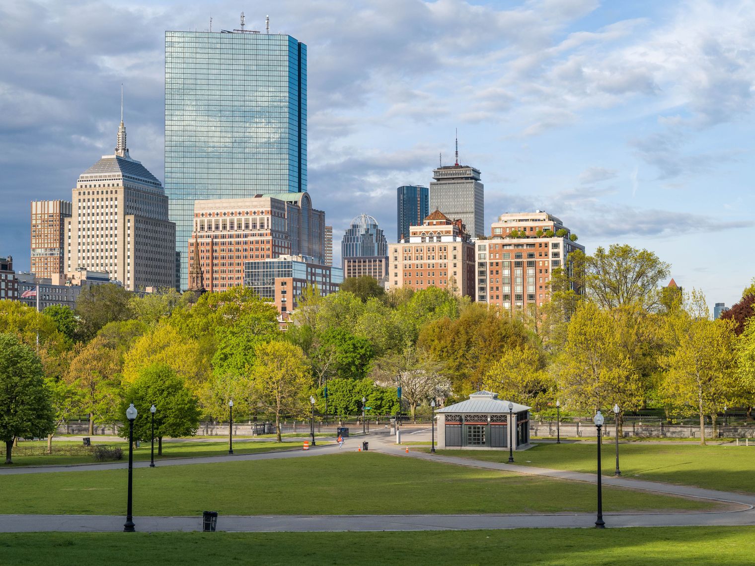 US New England Boston Boston Common park