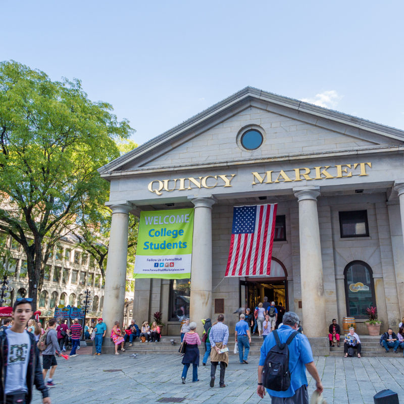 US New England Boston Quincy Market