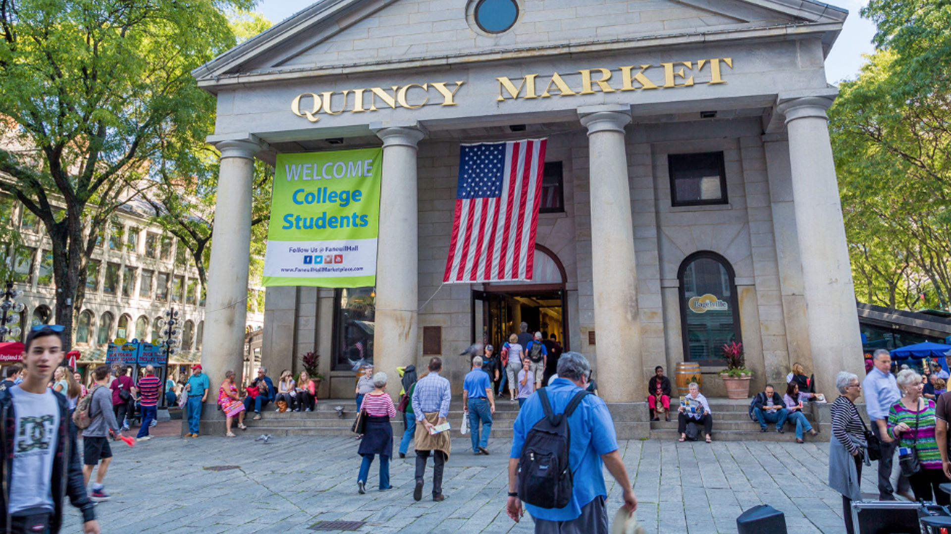 US New England Boston Quincy Market