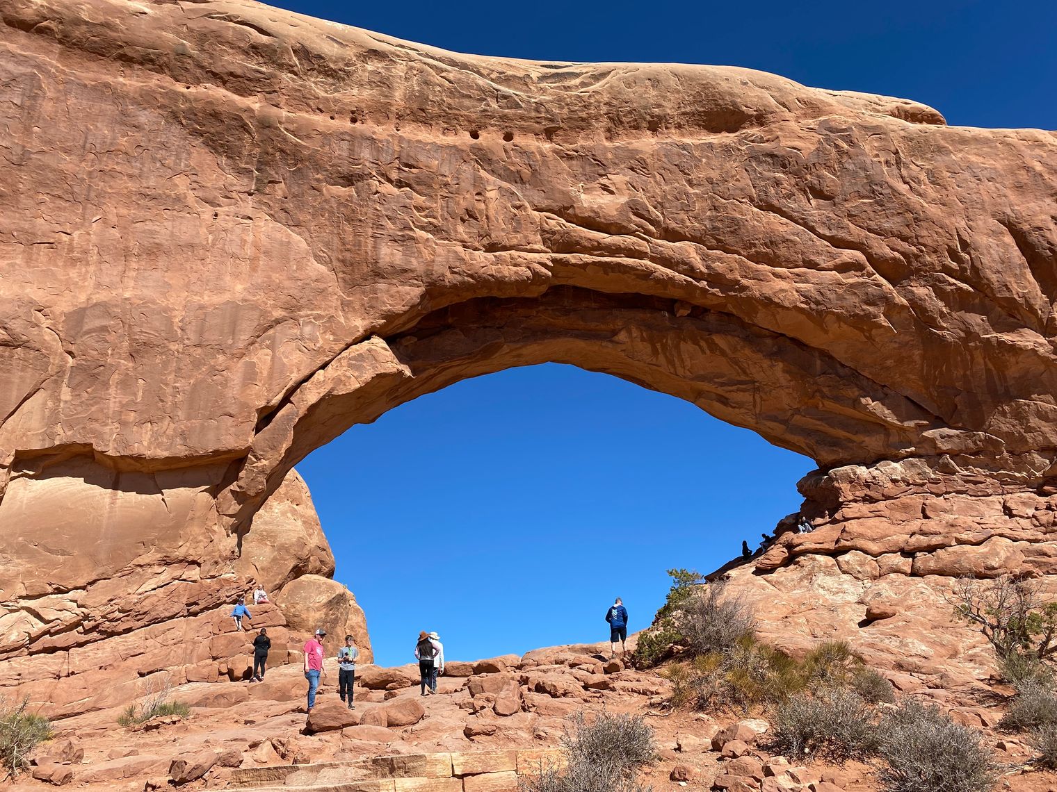 US Utah Moab Arches NP window arch