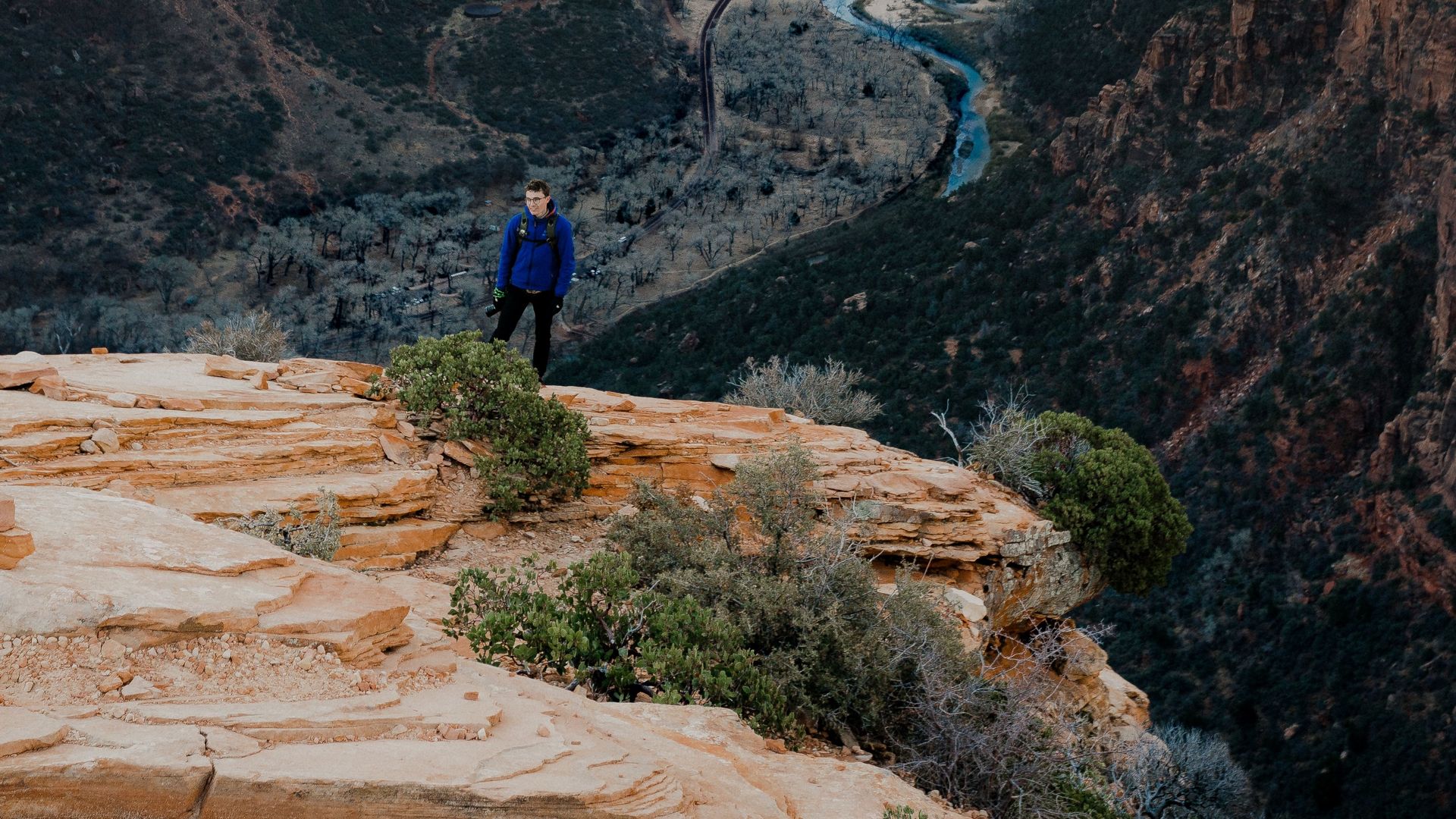 US Utah Zion NP angels landing trail unsplash