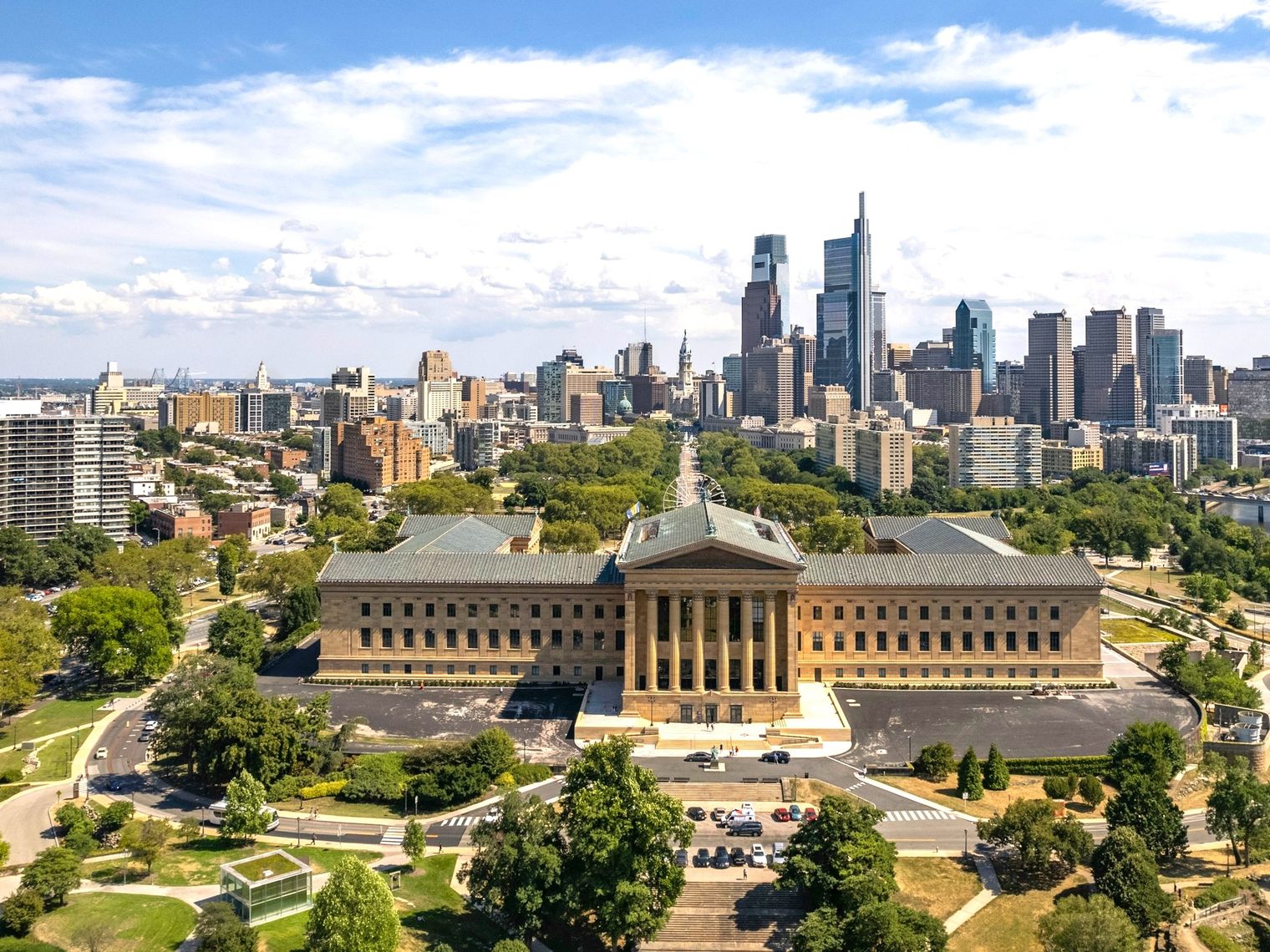 Blick auf die Skyline von Philadelphia