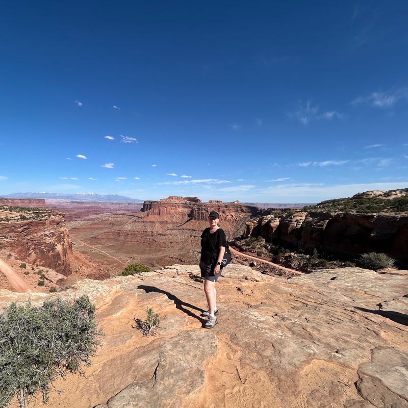 USA Utah Canyonlands Frau