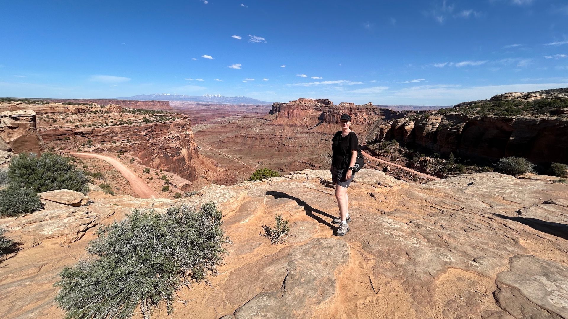 USA Utah Canyonlands Frau