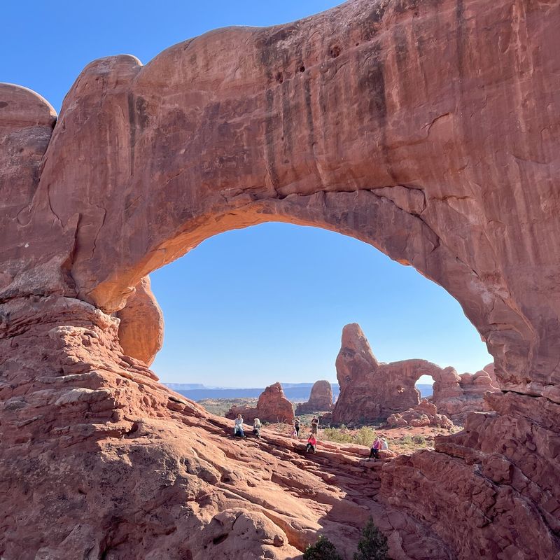 USA Utah Grand County Arches Turret Arch