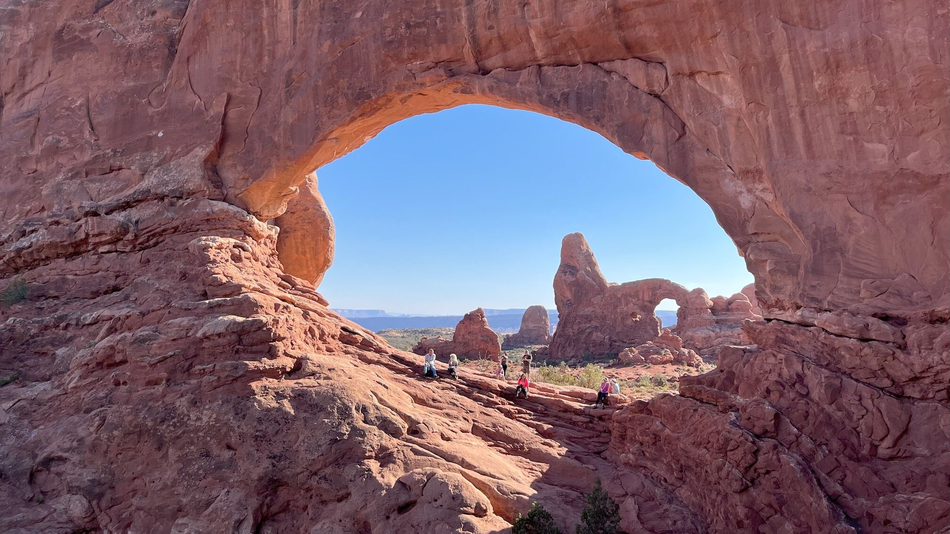USA Utah Grand County Arches Turret Arch